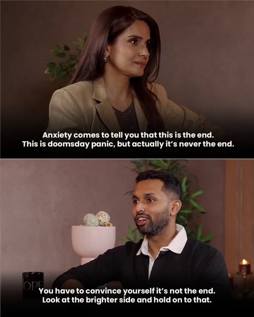 Anxiety comes to tell you that this is the end — but it never is